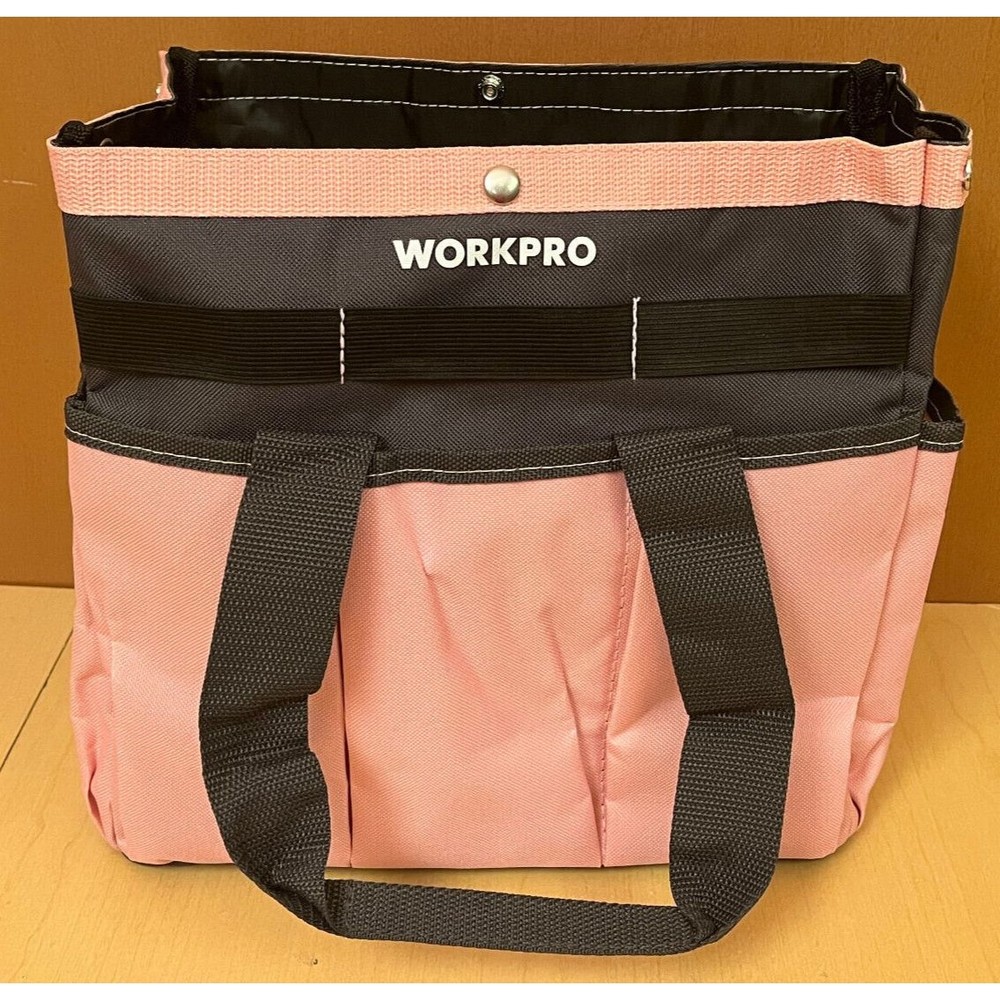 WORKPRO Garden Tool Tote Storage Garden Bag w/ 8 Pockets Home Tool Organizer NEW
